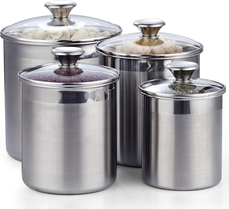 Four-Piece Kitchen Canister Set