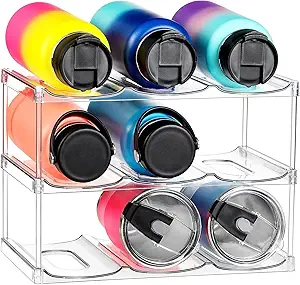 LANDNEOO Stackable Water Bottle Organizer Holder