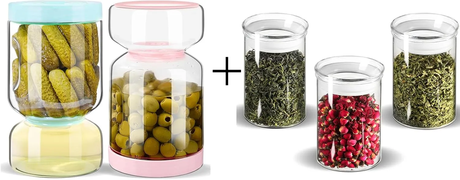 ZENS Glass Pickle Jar